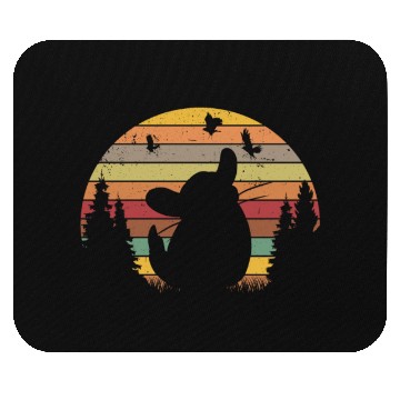 Discover Chinchilla Retro Cotton Mouse Vintage Mouse Pads