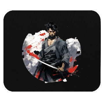 Discover Asian man samurai 4 Mouse Pads