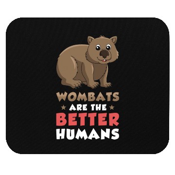 Discover Wombat Australian Animal Lover Mouse Pads