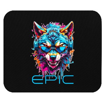 Discover Epic Wolf Mouse Pads