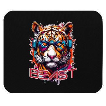 Discover Beast Tiger2 Mouse Pads