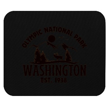 Discover Olympic National Park Mouse Pads