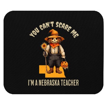 Discover I’m a Nebraska Teacher Halloween Fall Autumn Mouse Pads