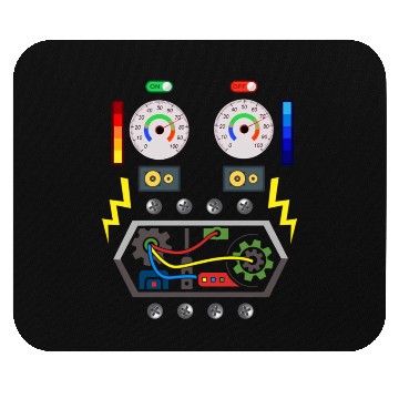 Discover Robot Halloween Robot Mouse Pads