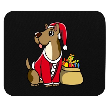 Discover Great Dane Santa Mouse Pads