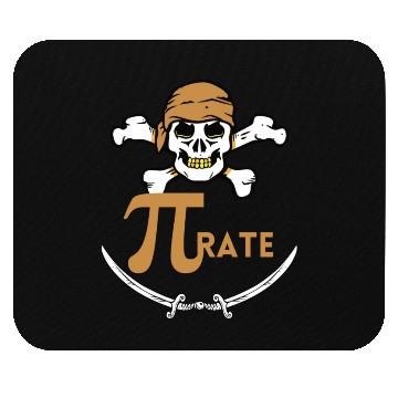 Discover Marh Pi Day Funny Pirate Funny Pi Day Mouse Pads