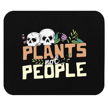 Discover Plants Not People Skulls And Wildflowers Funny Mouse Pads