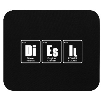 Discover Diesel Periodic Table Mouse Pads
