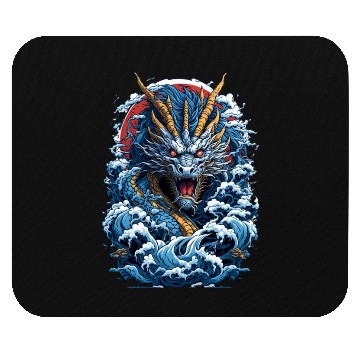 Discover Oceanic Dragon Mouse Pads