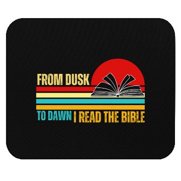 Discover Retro Bible Lover Mouse Pads