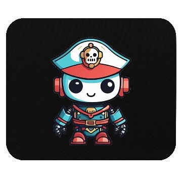 Discover Pirate Robot Mouse Pads
