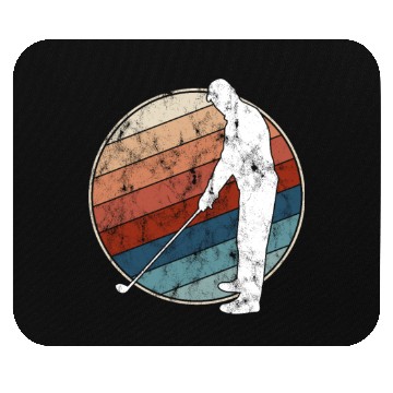 Discover Golf Retro Style Mouse Pads
