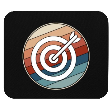 Discover Retro Archery Bullseye Mouse Pads