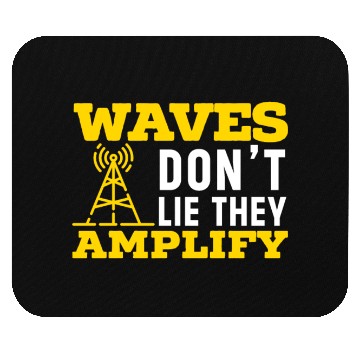 Discover Ham Radio Operator Morse Code Radioactivity Mouse Pads