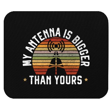 Discover Ham Radio Operator Morse Code Radioactivity Mouse Pads
