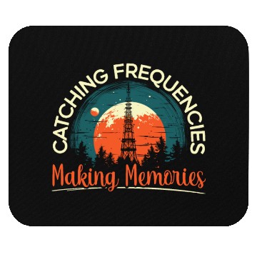 Discover Ham Radio Operator Morse Code Radioactivity Mouse Pads