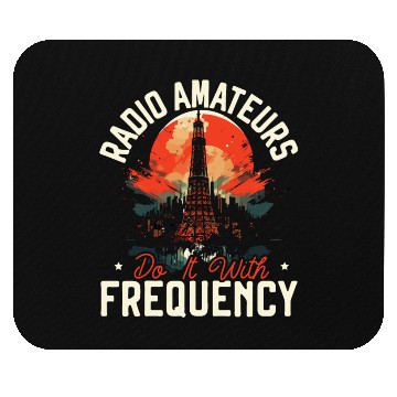 Discover Ham Radio Operator Morse Code Radioactivity Mouse Pads