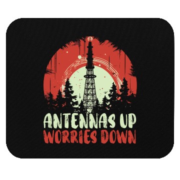 Discover Ham Radio Operator Morse Code Radioactivity Mouse Pads