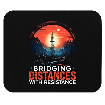 Discover Ham Radio Operator Morse Code Radioactivity Mouse Pads