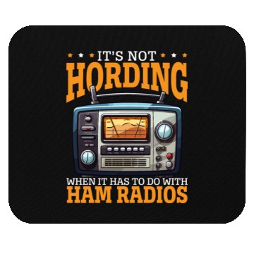 Discover Ham Radio Operator Morse Code Radioactivity Mouse Pads