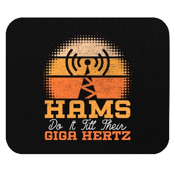 Discover Ham Radio Operator Morse Code Radioactivity Mouse Pads