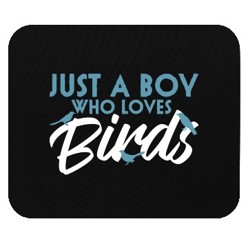 Discover Bird Budgie Boy Avian Love Robin Heron Hummingbird Mouse Pads