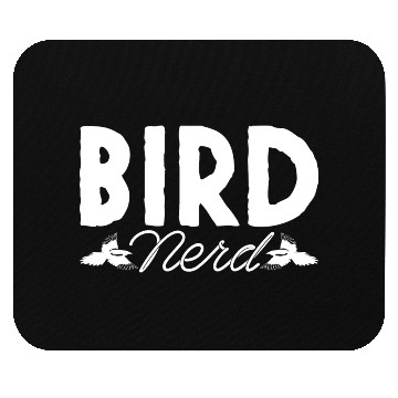 Discover Bird Nerd Joke Birds Lover Budgie Parrot Heron Mouse Pads