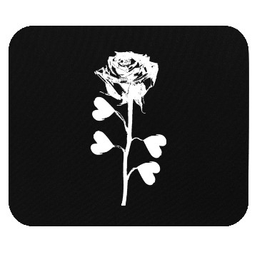 Discover Lotus white Mouse Pads