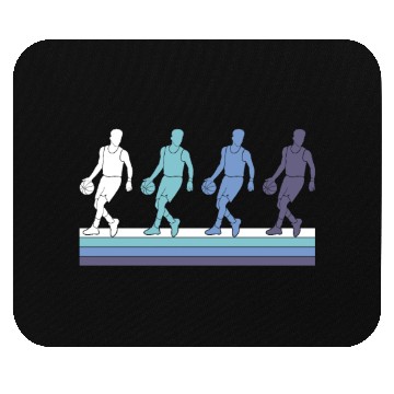 Discover Basketball Player Silhouettes Mouse Pads