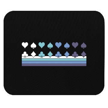 Discover Card Symbols Design - Poker, Cards, Game Mouse Pads