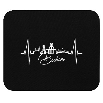 Discover Bochum Skyline Heartbeat Ruhrpott Germany Lover Mouse Pads