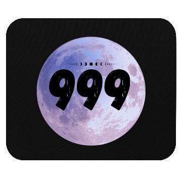 Discover Purple Moon Angel Numbers 999 Mouse Pads