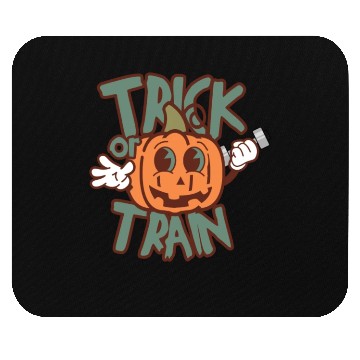 Discover Trick or Train Mouse Pads
