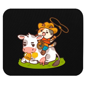 Discover Meow Dy Yeehaw Cowboy Cat Mouse Pads