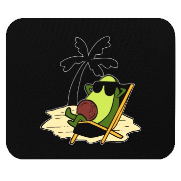 Discover Avocado Relax Chill Person Gift Mouse Pads