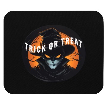 Discover trick or treat Mouse Pads