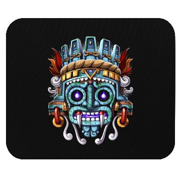 Discover Aztec God Tlaloc Mouse Pads