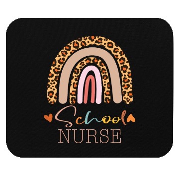 Discover Cute Leopard Print School Nurse Back To School Mouse Pads