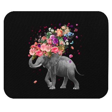 Discover Elephant Splash Mouse Pads