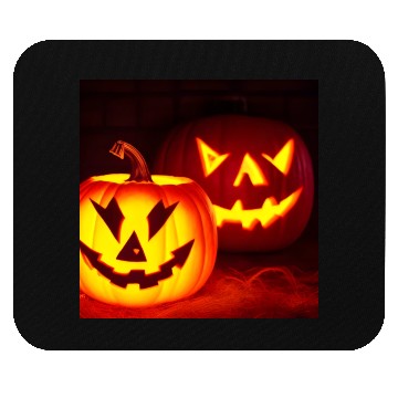 Discover Pumpkin halloween spooky Mouse Pads