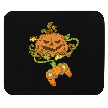 Discover Halloween Jack O Lantern Video Game Controller Mouse Pads