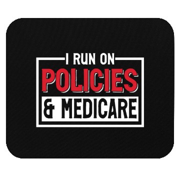 Discover Funny Medical Insurance Agent Broker Mouse Pads