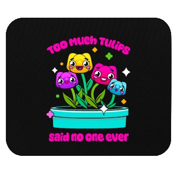 Discover Tulip Gardening Cute Mouse Pads