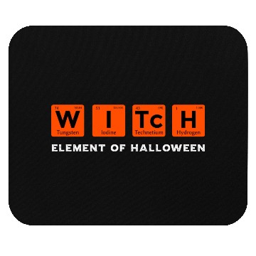 Discover Periodic Table Witch Element of Halloween Mouse Pads