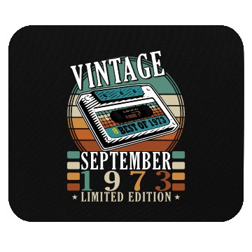 Discover september 1973 Anniversary september 1973 septembe Mouse Pads