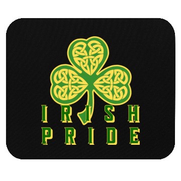 Discover Irish Pride Clover Shamrock St Patricks Mouse Pads