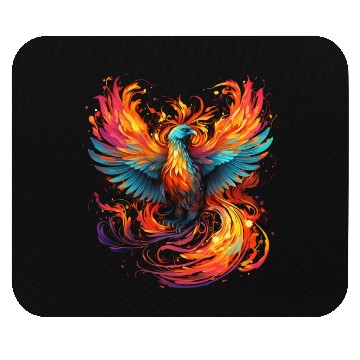 Discover Phoenix Bird Mythical Mouse Pads