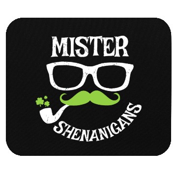Discover Mister Shenanigans Funny St. Patrick's Day Gift Mouse Pads