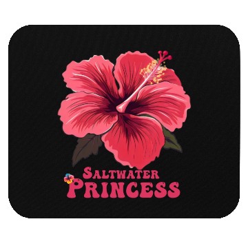 Discover Surfing Girl Hibiscus Mouse Pads