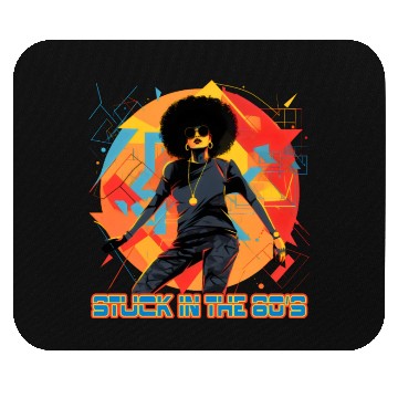Discover old school hip hops afro girl. Mouse Pads